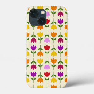 Estilo escandinavo Colorido no Padrão de Flor Crm