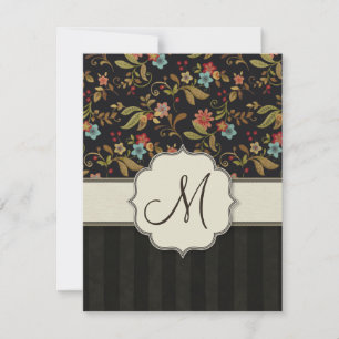 Estilo Eslavo Escuro Floral