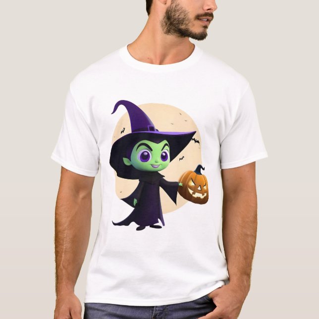 Estilo Espetacular: Sua Camiseta de Halloween Defi (Frente)