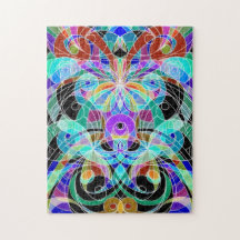 Estilo étnico do quebra-cabeça