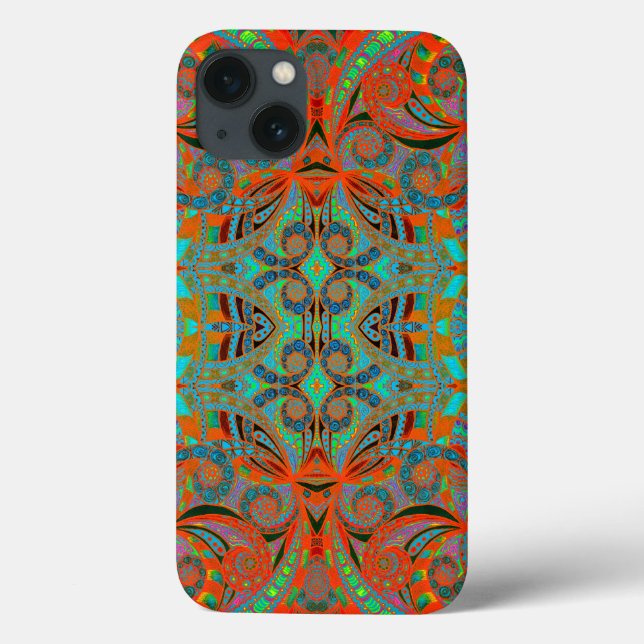 Estilo Étnico Duro no iPhone 6 Case (Verso)
