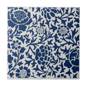 Estilo Europeu de Padrão de Thistle Azul