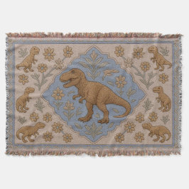 Estilo Faux-turco Tyrannosaurus Rex cobertor