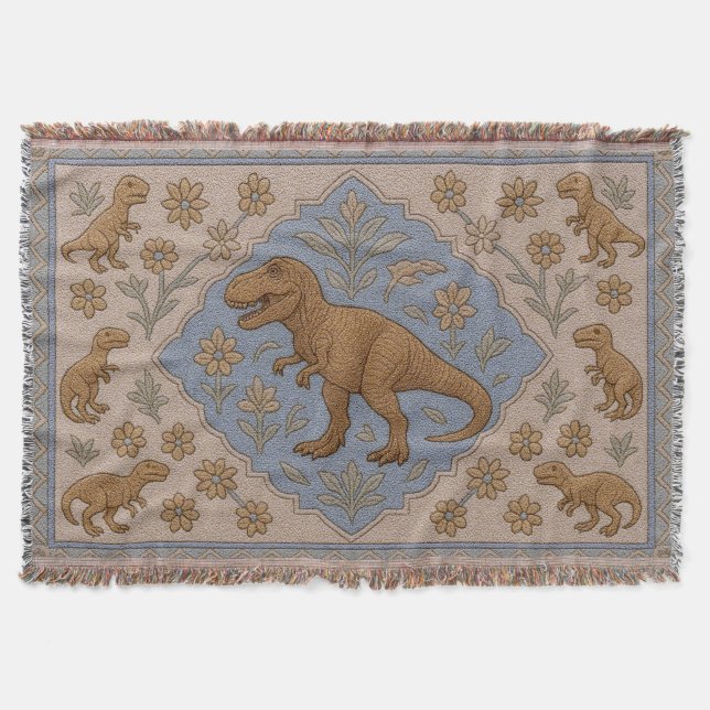 Estilo Faux-turco Tyrannosaurus Rex cobertor (Frente)