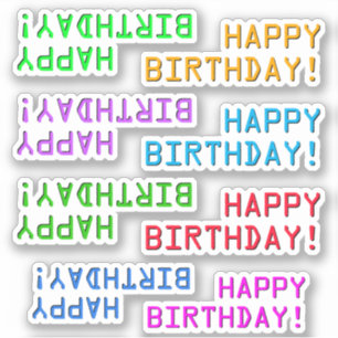 Estilo "FELIZ ANIVERSARIO de Digitas!" Etiquetas