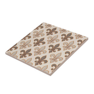 Estilo Flor-de-lis Real Terra Neutra