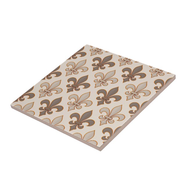 Estilo Flor-de-lis Real Terra Neutra (Lateral)