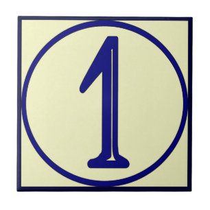 Estilo Francês Números de Casa 1