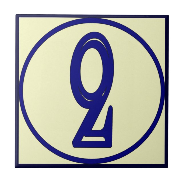 Estilo Francês Números de Casa 2 (Frente)