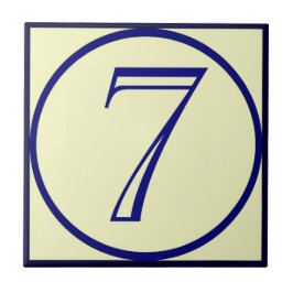 Estilo francês Números de Casa 7, editar texto