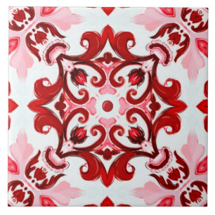 estilo italiano,azulejos,majolica, Impressão de tu
