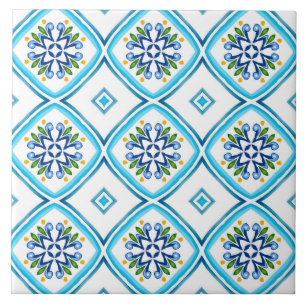 estilo italiano,azulejos,majolica, Impressão de tu