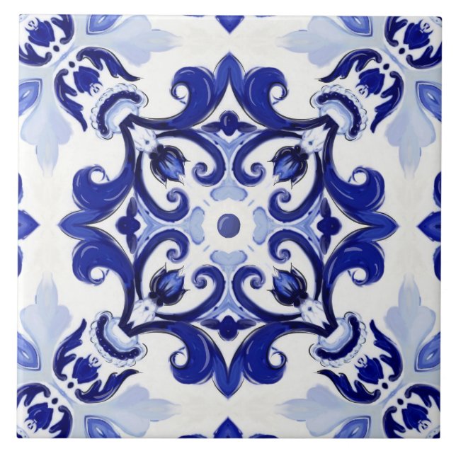estilo italiano,azulejos,majolica, Impressão de tu (Frente)