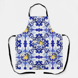 estilo italiano,azulejos,majolica,limão,Impressão 