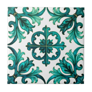 Estilo italiano,mosaico,verde