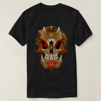 Estilo Japão da camiseta Skull LUKS