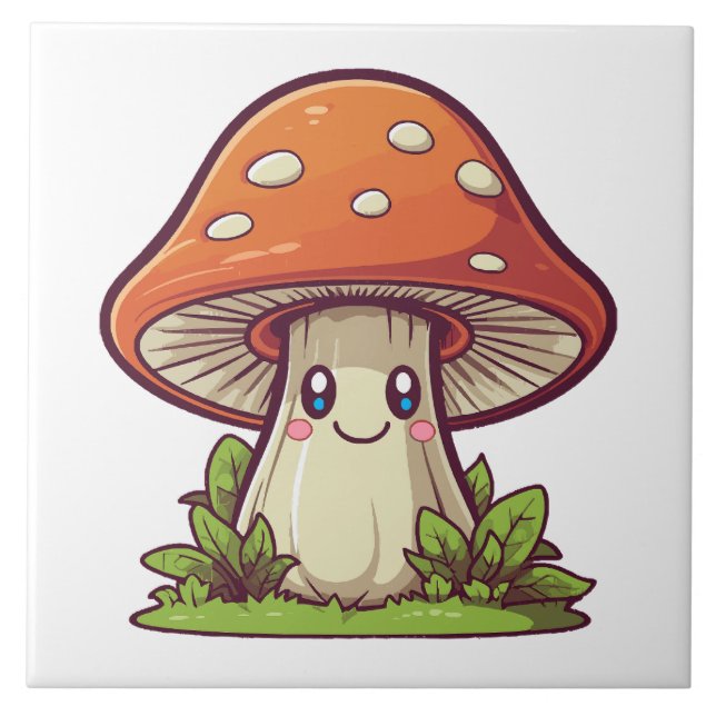 Estilo kawaii bonito, forragem de Mushroom (Frente)