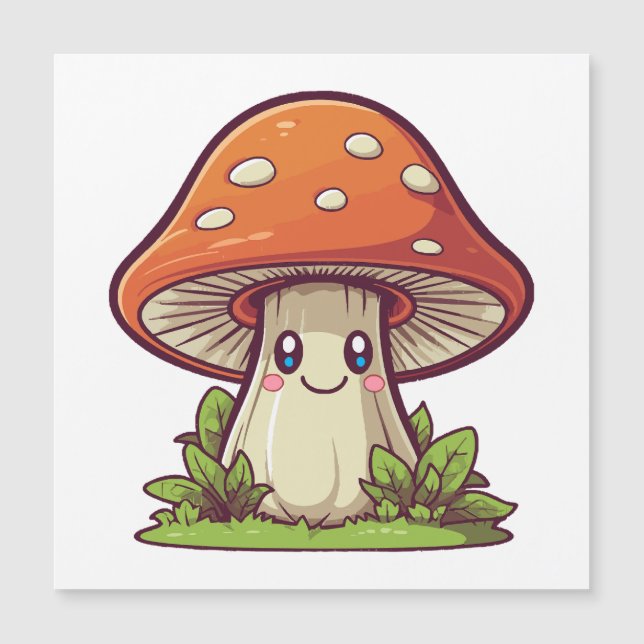 Estilo kawaii bonito, forragem de Mushroom (Frente)