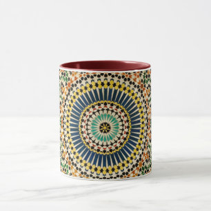 Estilo marocain   caneca vintage