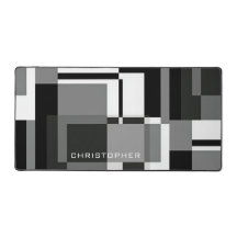 Estilo Mondriano Preto E Branco Abstrato Adicione 