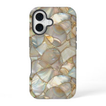 Estilo Mosaico ouro Mãe de Pérola Protetora