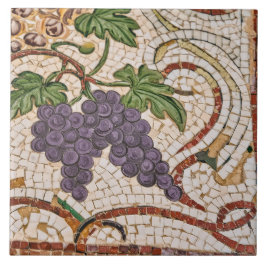 Estilo mosaico romano Uvas Azulejo cerâmico