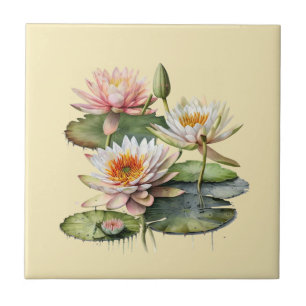 Estilo Natureza Azulejo De Lily Cerâmica