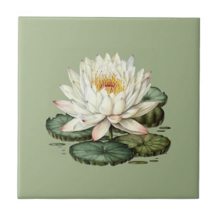 Estilo Natureza Azulejo De Lily Cerâmica