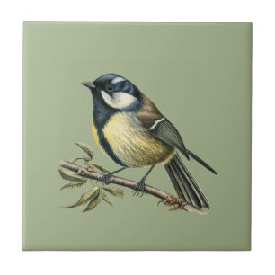 Estilo Natureza Tit de Carvão Azulejo cerâmico