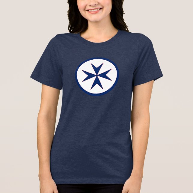 estilo octógono cruz azul CORSAIR (Frente)