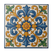 Estilo Pintado Pela Mão Do Mediterrâneo