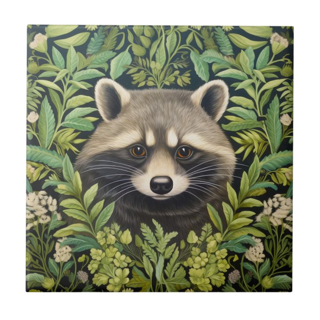 Estilo Raccoon e Foliage art Nouveau (Frente)