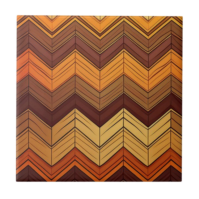 Estilo Retro Artístico Chevron (Frente)