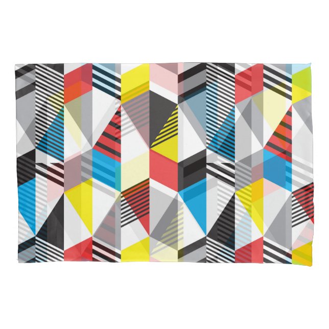 Estilo Retro Bauhaus: Abstrato sem costura (Frente)