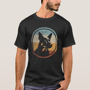 Estilo Retro Camisa de Cão Kelpie Australiano