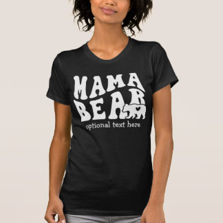 Estilo Retro Urso da Mãe, Mamãe e Camiseta Cub