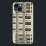 Estilo Teatral Façade por Colen Campbell<br><div class="desc">Colen Campbell criou essa fachada do estilo teatral,  publicada no livro Vitruvius Britannicus. Uma fachada é basicamente uma representação da frente,  ou do lado,  de um edifício. Um desenho arquitetônico incrível que pareceria excelente em sua casa!</div>