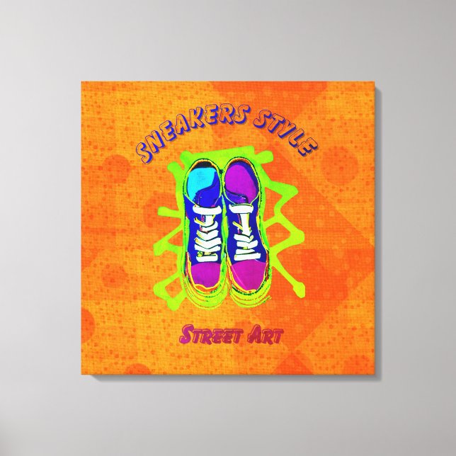 Estilo Urbano: Impressão por Tela Esticada na Arte (Frente)