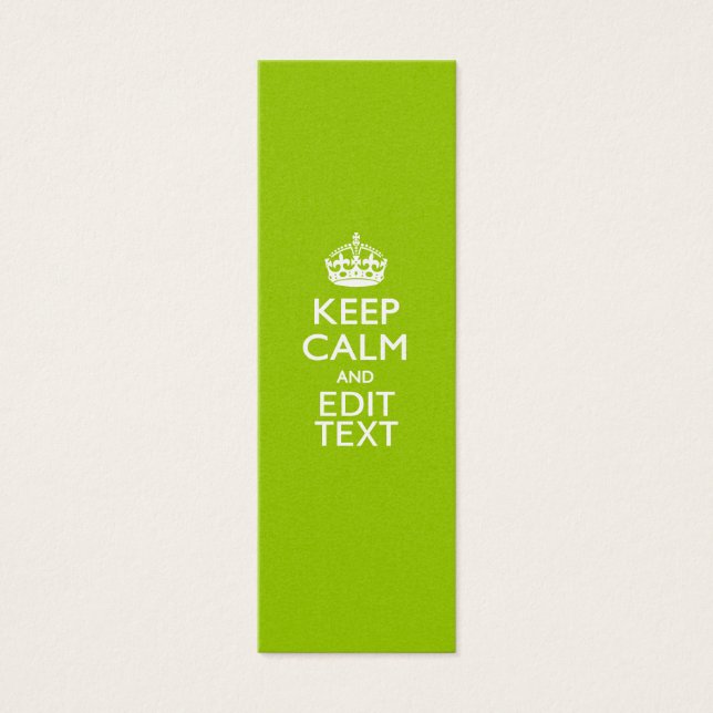 Estilo Verde Android Mantenha-Se Calmo E O Texto (Frente)