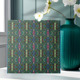Estilo verde azul Azulejo