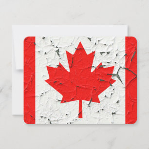 Estilo vermelho canadense da pintura da casca de