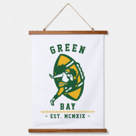 Estilo Vintage Moderno do Futebol de Green Bay