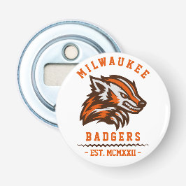 Estilo Vintage Moderno Milwaukee Badgers