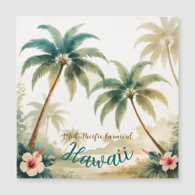 Estilo Vintage Viagem Havaiano Honolulu (Frente)