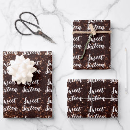 Estilos de bronze Doces 16 com um padrão elegante