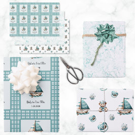 Estilos de Papel de Embalagem Náutica "Oh, Querida