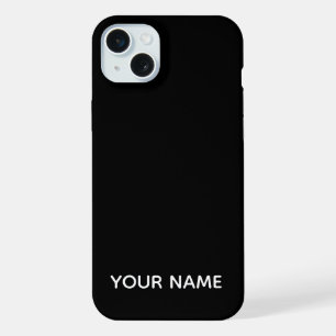 ESTILOSO NOME PERSONALIZADO COR PRETA MODERNO