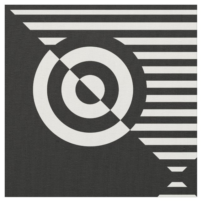 Estimulação visual gráfica tecido preto e branco (Detalhe)