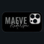 Estipografia mínima moderna - esbranquiçada e eleg<br><div class="desc">Moderno e mínimo tipografia preto branco elegante simples design de capa de telefone personalizada e única.</div>