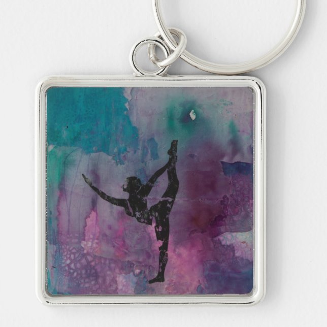 Estiramento ereto YG do pé - chaveiro superior (Frente)